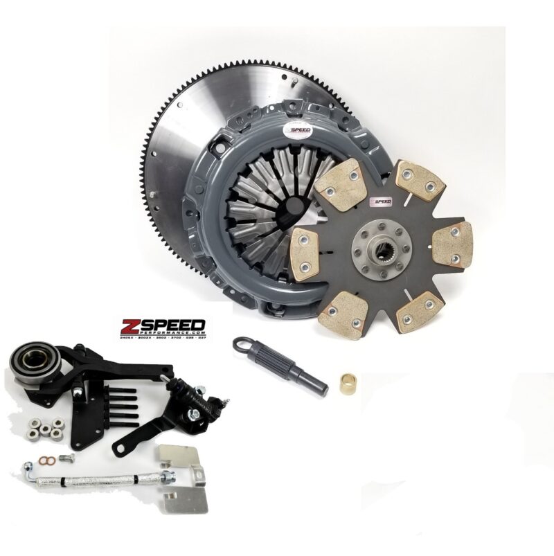ZSpeed Stage 1.5 Drift Kit Six Puck Clutch Kit Includes Flywheel + CMAK V3 HR VHR