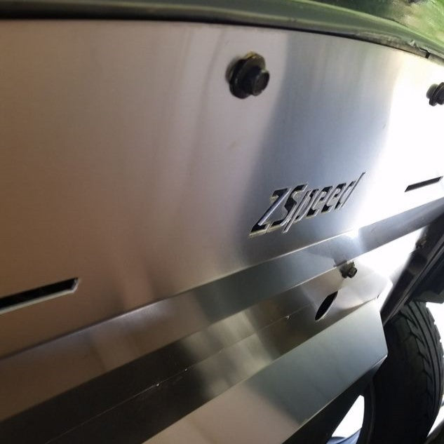 ZSpeed Nissan 350Z Infiniti G35 Aluminum Engine Splash Shield Undershroud Skid Plate