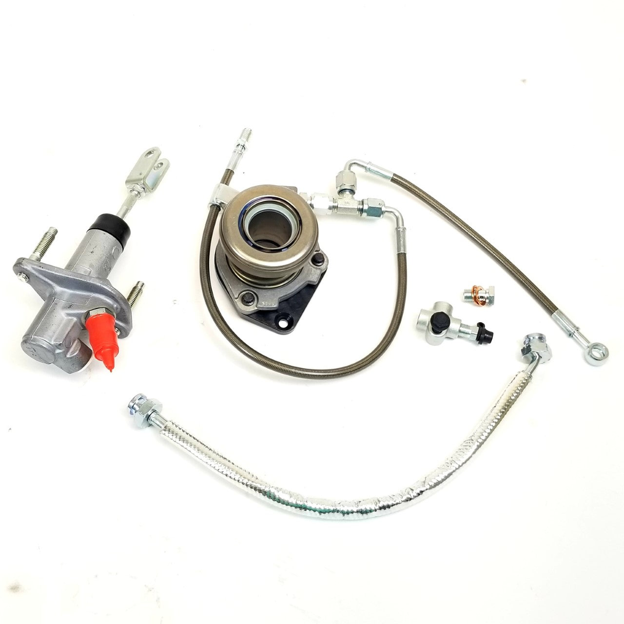 ZSpeed V2 HD Clutch Slave Cylinder CSC | Master Cylinder | ZSP Insulated Stainless Hose Kit 370Z G37 G35S Q60